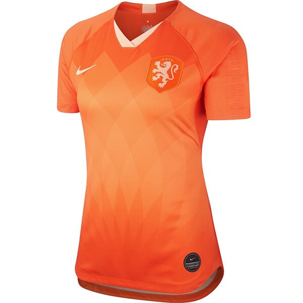 Camiseta Países Bajos Primera equipación Mujer 2019 Naranja